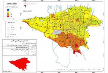 تیپ خاک مناطق مختلف تهران
